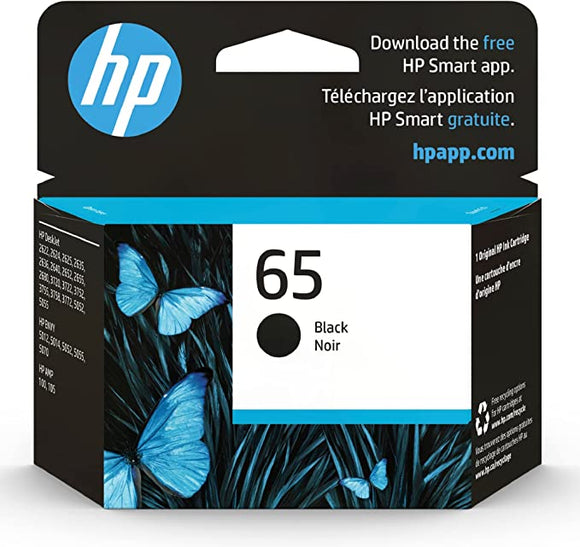 HP 65 Black Ink Cartridge (N9K02AN)