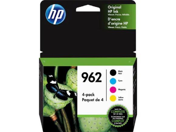 HP 962 Black/Cyan/Magenta/Yellow Ink Cartridges 4-pack 3YQ25AN